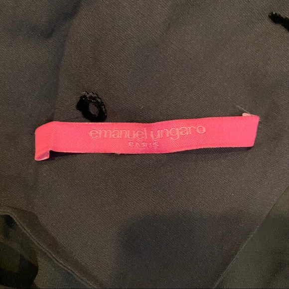 Emanuel Ungaro Paris black Dress - Picture 2 of 8